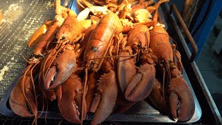 서귀포올레시장 /불맛입은/ 치즈폭탄/ 랍스터 구이/치즈버터랍스터/Grilled Cheese Lobster - Korean street food