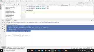 Python Day #22 Exception Handling