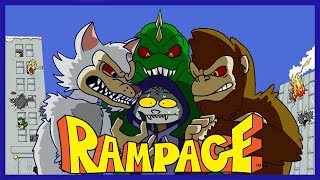Rampage Arcade and Ports - MIB Video Game Reviews Ep 25