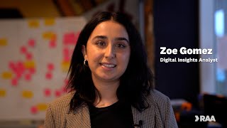 Meet Zoe, RAA Digital Insights Analyst