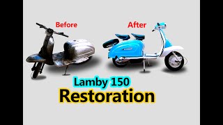 LAMBY 1980 model 150cc full restoration I Scooter Restoration