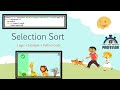 Selection Sort in Python | Animated Example | The Last Minute Professor