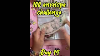 100 envelope challenge Roll & Save Day 14 #savingchallenge #100envelopechallenge #rollandsave