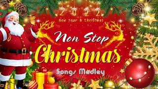 Best Non Stop Christmas Songs Medley 2022 🎄🎁  Top 100 English Christmas Songs Playlist 2022 🎁🎁🎁⛄⛄⛄