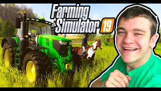 I Played FARMING SIMULATOR 2019 for the FIRST TIME! FARMING SIMULATOR 2019 Ep.1 - Kendall Gray