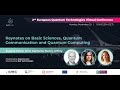 EQTC21 | Keynotes on Basic Sciences, Quantum Communication and Quantum Computing