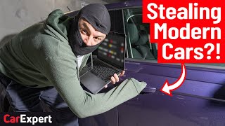 How a new car is stolen WITHOUT the key in under 5 minutes