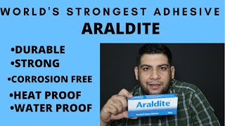 (हिंदी)ARALDITE/EPOXY ADHESIVE/TWO PART RESIN EPOXY/पत्थर चिपकाए मिंटो में/USES OF ARALDITE