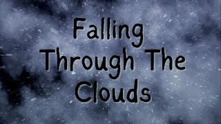 Falling In The Clouds with Rain 1 Hour, Help Falling Asleep, 3D Clouds and Rain Background, No sound