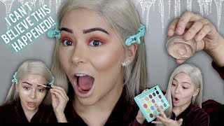 FROZEN Makeup Challenge (I chipped a tooth *not clickbait*) 😭