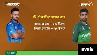 বাবর আজম আর লিটন দাশের ক্যারিয়ার প্রায় একই সময়ে শুরু, বাবর কোথায় আর লিটন কি করছে? | Allrounder |