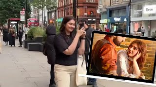 Ishq Murshid celebrity Dur e Fishan  spotted in OXFORD st. LONDON