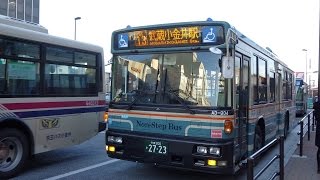 【3DFHD】西武バス A3-934(NISSAN UA-N) 武13 清瀬駅南口⇒前沢宿⇒武蔵小金井駅北口 前面展望('15.1.10午後)