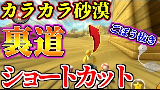 カラカラ砂漠の誰も知らない”裏道ショートカット”行くぜ！【マリオカート8デラックス】#525