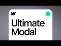 Ultimate Modal Component in Webflow