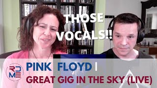 RDME - PINK FLOYD | GREAT GIG IN THE SKY (LIVE) First Listen