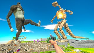 FPS AVATAR Masters the Art of Saving TITAN BEAST in 5 Minutes - Animal Revolt Battle Simulator ARBS