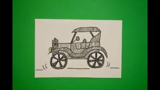 Let's Draw a Model T Automobile!