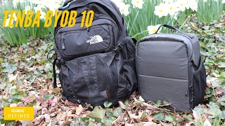 How I Turned My North Face Recon Backpack Into A Budget Camera/ YouTube Bag Tenba BYOB 10 Insert