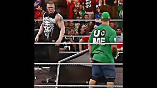 brock lesner vs john cena 🥵 | Unleashing The Power of John Cena #wwe #fight #smackdown #wrestling
