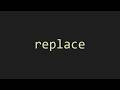 String.replace in js