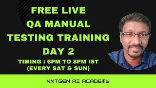FREE LIVE QA Manual Testing Training | Day 2 | Types of SDLC Model