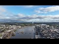 waterford city on a winter s day by drone