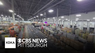 An inside look at the Warrendale USPS distribution center's massive holiday operation