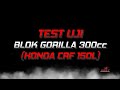 TEST UJI BLOK GORILLA 300cc - Honda CRF 150L