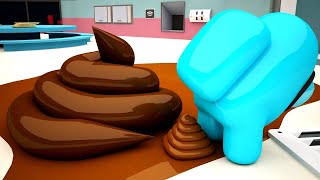 BEST MOMENTS ABOUT POOP # 181 | AMONG US - COOL 3D ANIMATION 2021