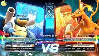 Pokken DX, Yubari VS Scatz, Blastoise VS Charizard