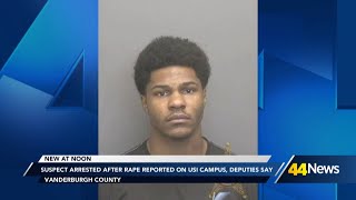 Suspect arrested after rape reported on USI campus, deputies say