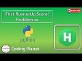 Python Challenge 10 || Find RunnerUP Score ! || HackerRank Solution || Coding Planet