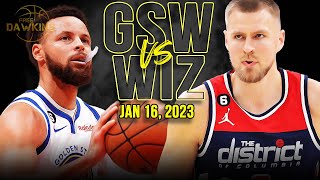 Golden State Warriors vs Washington Wizards Full Game Highlights | Jan 16, 2023 | FreeDawkins
