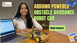 Arduino Obstacle Avoidance Robot 🤖 by Mahi Kumari | Coding, Robotics & AI for Kids