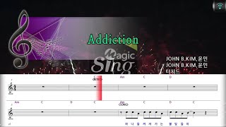 [매직씽아싸노래방] 터치드 (TOUCHED) - Addiction 노래방(karaoke) | MAGICSING