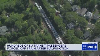 Problems with NJ Transit forces passengers to walk back to station