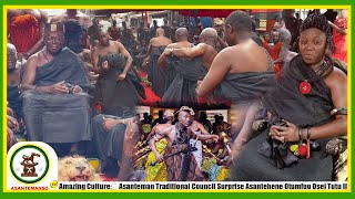 Amazing Culture:🔥 Asanteman Traditional Council Surprise Asantehene Otumfuo Osei Tutu II