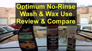 Car wash / wax comparison, Optimum, FW1 and Meguiar's - VOTD