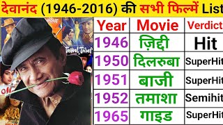 Dev Anand all movie list | Dev Anand hit and flop movies | Dev Anand Movie name