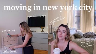 MOVING IN NYC 05. | unpacking my apartment, building furniture & my first week in my new place!