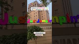 #SAVETHIS @jusjumpin Kolkata’s 1st TRAMPOLINE PARK for both kids and adults.. 😲🏀👾🛝🥁No Age Limits!