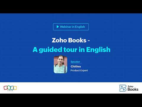 Zoho Books – Indian Edition A tour in English