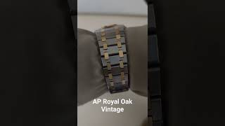 Audemarts Piguet Vintage Royal Oak Steel and Gold 36mm automatic. Over 40 years old.