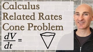 Related Rates Cone Example (Calculus)