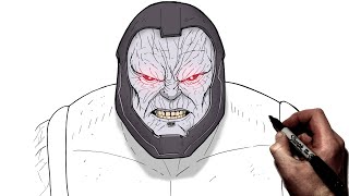 How To Draw Darkseid | Step By Step | DC