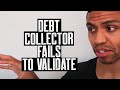 DEBT COLLECTOR FAILS TO VALIDATE || NON RESPONSE COLLECTORS || DON'T PAY COLLECTIONS | CREDIT REPAIR