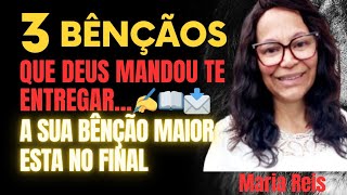 3 BÊNÇÃOS QUE DEUS MANDOU TE ENTREGAR NESSA QUINTA-FEIRA A TARDE ‼️ E A ÚLTIMA VC NÃO PODE PERDER.📖