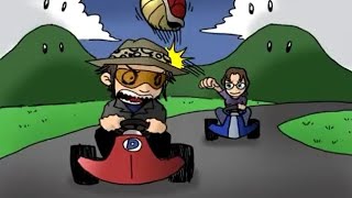 Dross es retado a un duelo de Mario kart 64