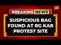 Bag On Protest Stage Creates Panic: Bomb Squad Called In To Inspect Bag | Kolkata Horror News